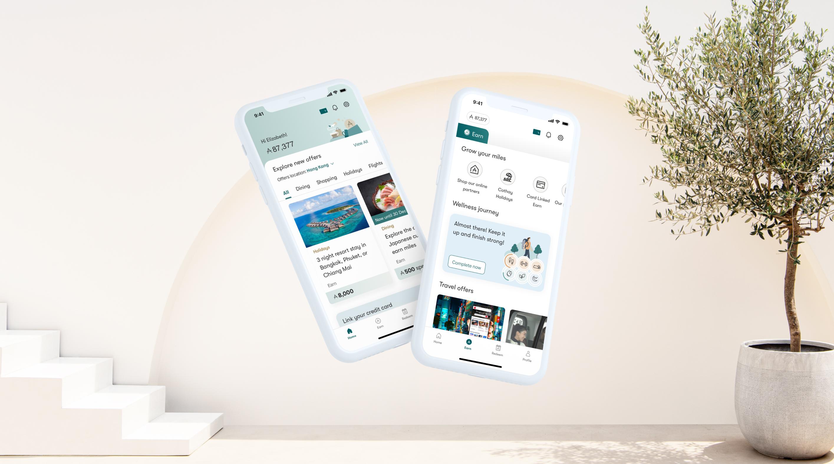 Asia Miles app — hero
