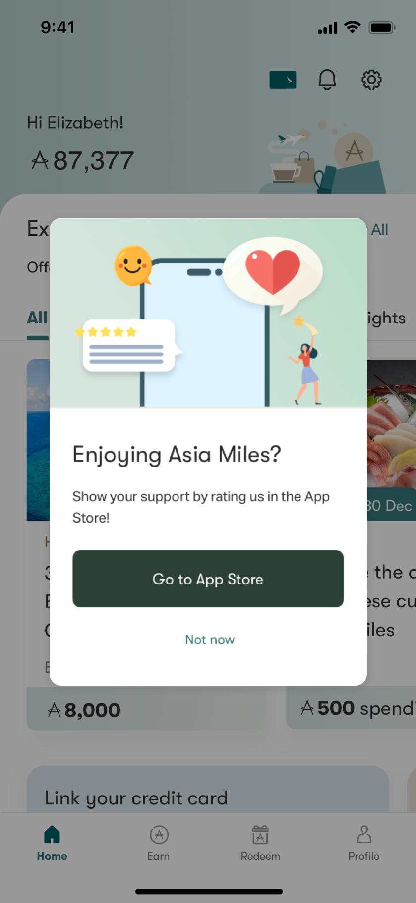 App Store rating